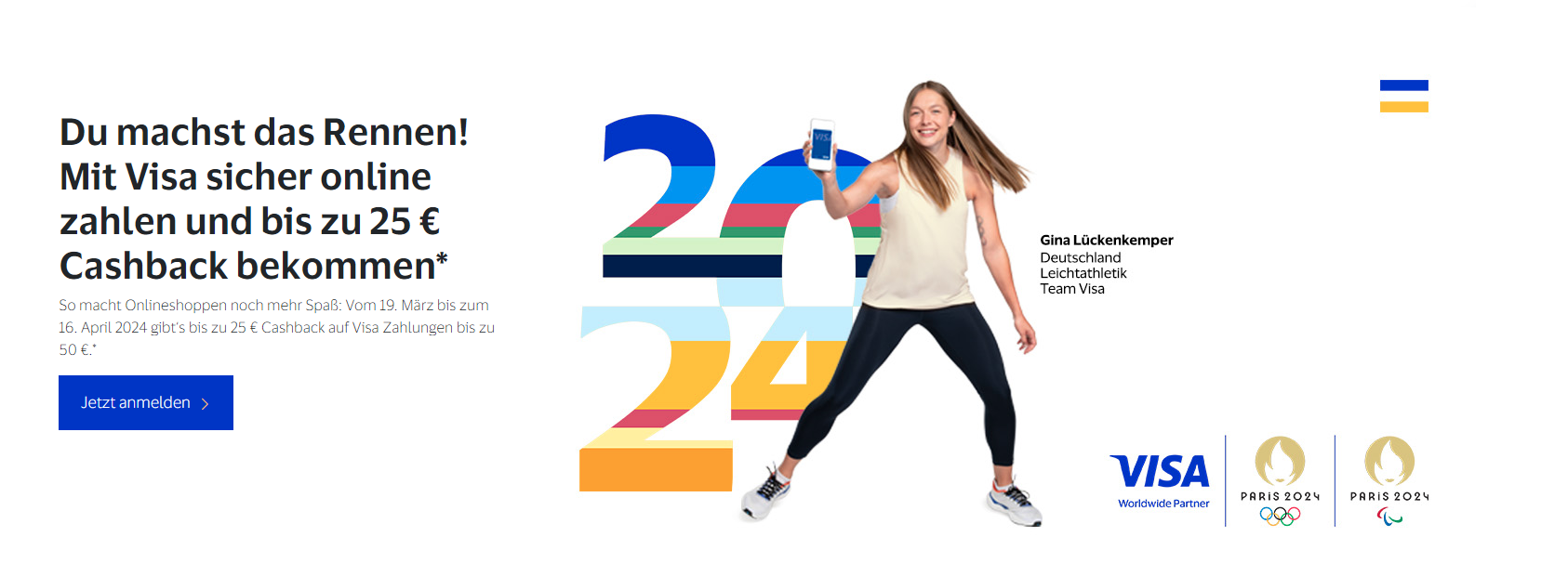 Visa Cashbackaktion teilnehmen